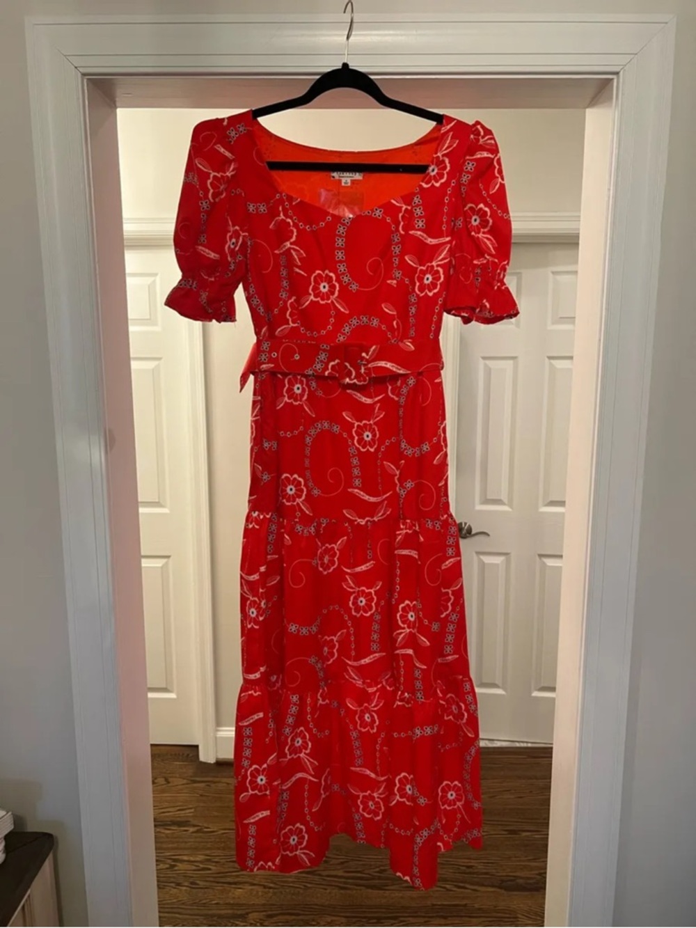 These Three Boutique Floral Puff Sleeve Maxi Dress - Picture 2 of 4